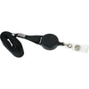 SICURIX Lanyard Card Reel - 12 / Pack - 36'' Length - Black