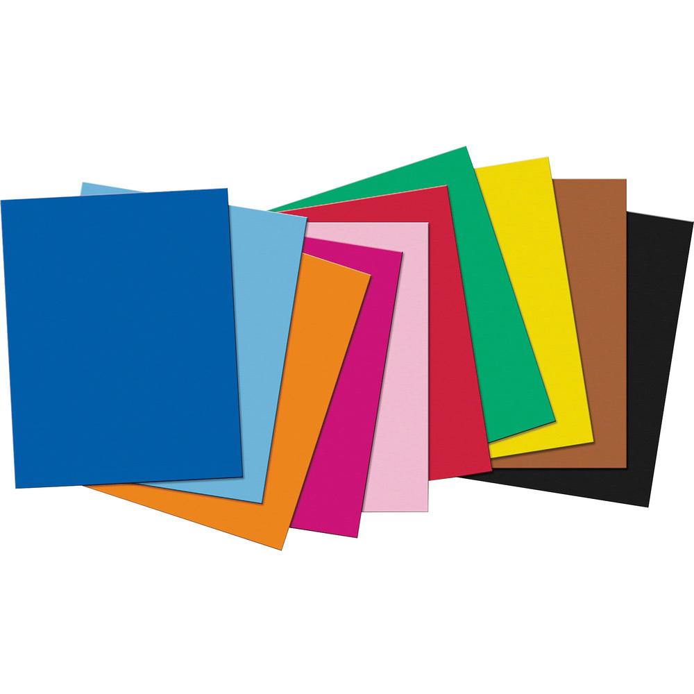 Pacon Railroad Board - Multipurpose - 22'' x 28'' - 50 / Carton - Assorted