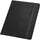 Samsill Professional Letter Pad Folio - 8 1/2'' x 11'' - 2 Internal Pocket(s) - Vinyl, Polyvinyl Chloride (PVC) - Black - 1 Each