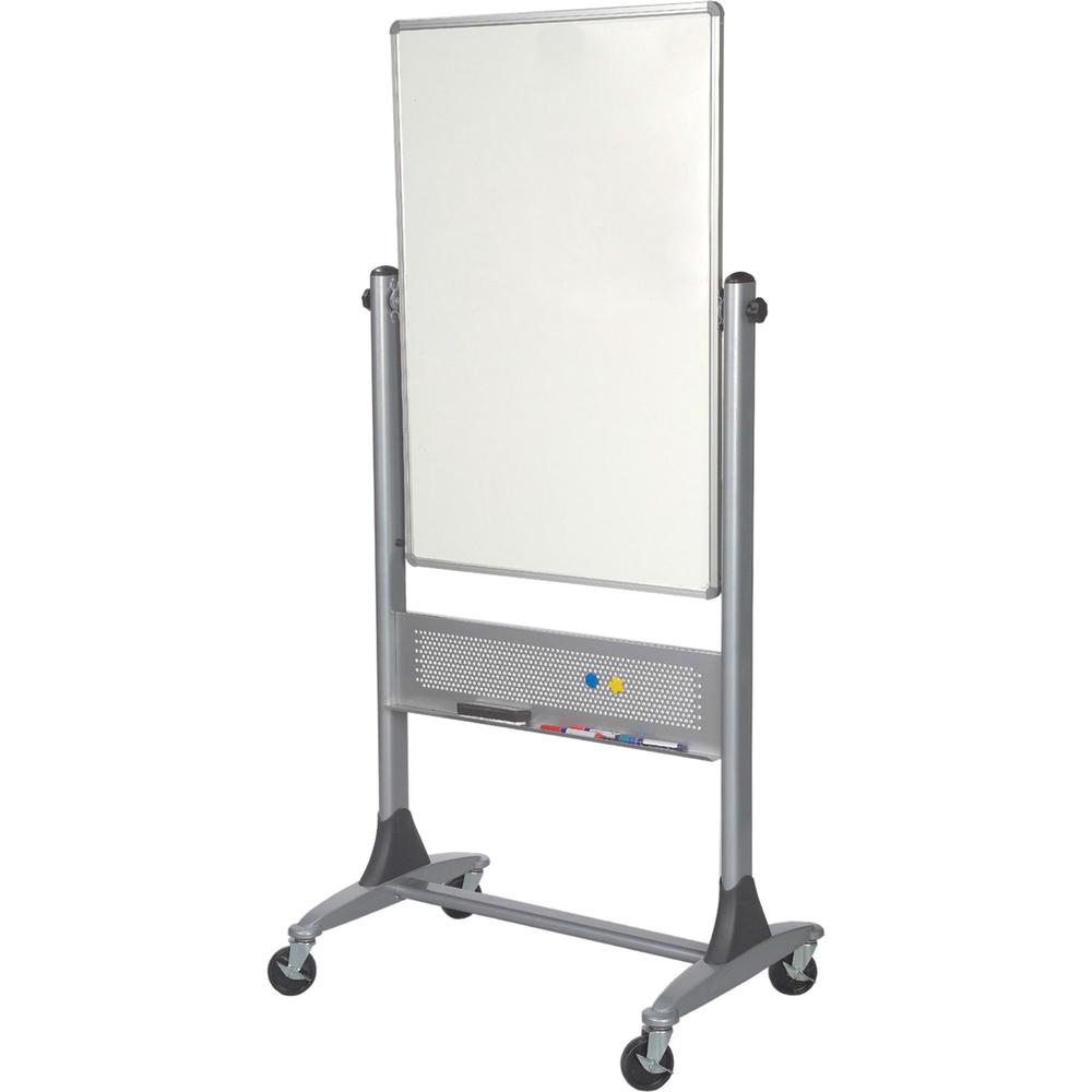 MooreCo Balt Dura-Rite Reversible Board - 30'' (2.5 ft) Width x 40'' (3.3 ft) Height - Anodized Aluminum Frame - Rectangle - Assembly Required - 1 Each