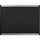Lorell Mesh Bulletin Board - 48'' Height x 72'' Width - Fabric Surface - Black Anodized Aluminum Frame - 1 Each