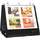 Lion Insta-Cover Round Ring Easel Binder - 1 1/2'' Binder Capacity - Letter - 8 1/2'' x 11'' Sheet Size - 3 x Round Ring Fastener(s) - 80 Pocket(s) - Black - Recycled - Label Holder, Reinforced Sewn Edge