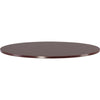 Lorell Essentials Conference Tabletop - Laminated Round, Mahogany Top - 47.25'' Table Top Width x 47.25'' Table Top Depth x 1.25'' Table Top Thickness - 1'' Height - Assembly Required - Wood Top Material