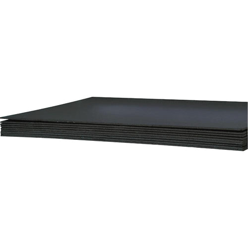UCreate Foam Board - Art, Craft, Mounting, Display, Classroom Activities, Frame - 22''Height x 28''Width x 15.6 ftThickness x 27''Length - 5 / Carton - Black - Polystyrene