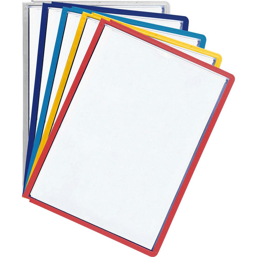 DURABLE Replacement Panels for SHERPA/VARIO Reference Display System - Replacement Panels - Assorted - 5 Pack - SHERPA/VARIO Design - Sherpa