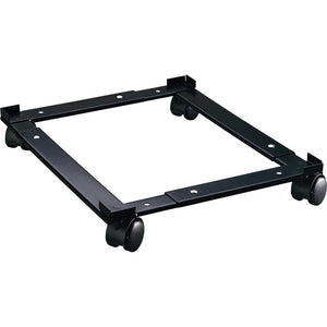 Lorell Commercial-Grade File Caddy - 400 lb Capacity - 4 Casters - Steel - x 16.6'' Width x 11.4'' Depth x 4'' Height - Black - 1 Each