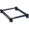 Lorell Commercial-Grade File Caddy - 400 lb Capacity - 4 Casters - Steel - x 16.6'' Width x 11.4'' Depth x 4'' Height - Black - 1 Each