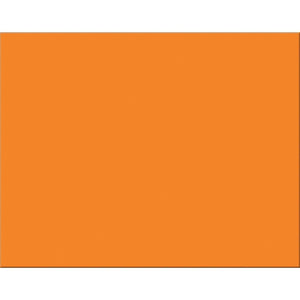 Pacon Railroad Board - Project, Art, Mat, Mounting, Block Printing, Painting, Marker, Stenciling, Poster - 28''Height x 22''Width x 1''Length - 25 / Carton - Orange