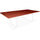 Lorell Essentials Rectangular Conference Tabletop - 94.5'' x 47.3'' x 1.3'' x 1'' - Finish: Cherry, Laminate - Modesty Panel