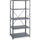 Safco Commercial Shelf Kit - 36'' x 24'' x 75'' - 5 x Shelf(ves) - 3500 lb Load Capacity - Dark Gray - Powder Coated - Steel - Assembly Required