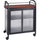 Safco Impromptu Refreshment Cart - 440.92 lb Capacity - 4 Casters - 2.50'' Caster Size - Steel - x 34'' Width x 21.3'' Depth x 36.5'' Height - Steel Frame - Black - 1 Each