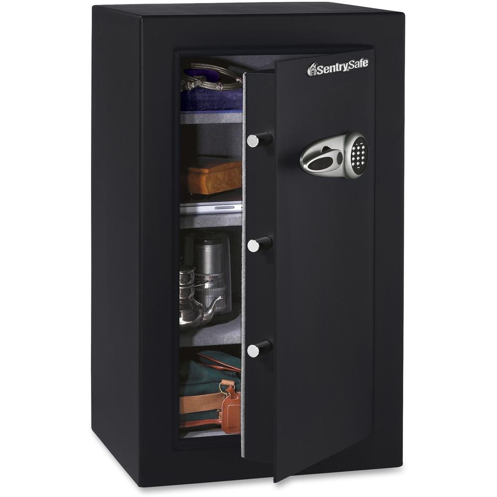 Sentry Safe Executive Security Safe - 6.10 ft³ - Electronic Lock - Pry Resistant - Overall Size 37.7'' x 21.7'' x 19.8'' - Black - Steel