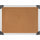 Lorell Corkboard - 24'' Board Height x 36'' Board Width - Silver Cork, Brown Surface - Durable, Resist Warping, Laminated, Resilient - Aluminum Frame - 1 Each