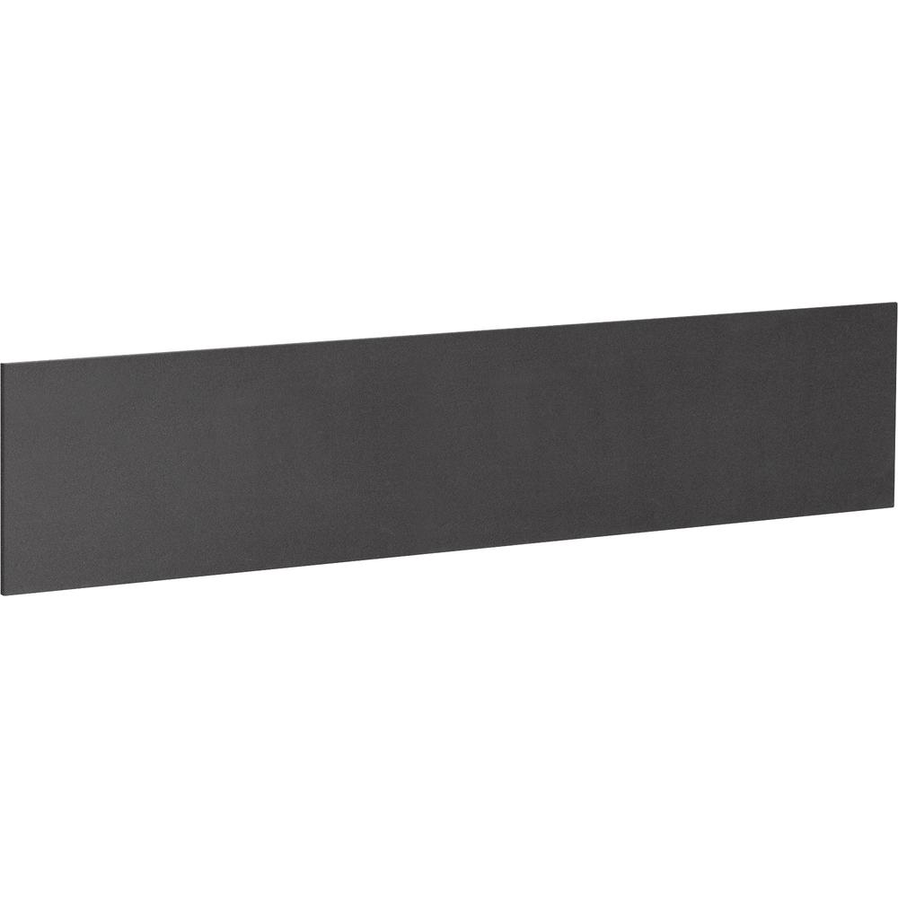 Lorell Essentials Series Hutch Tackboards - 16.50'' Height x 45'' Width x 0.50'' Depth - Black Fabric Surface - Laminated - 1 Each