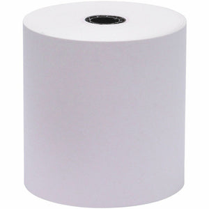 Business Source 1-Ply Pack Adding Machine Rolls - 3'' x 165 ft - 13.80 lb Basis Weight - Sustainable Forestry Initiative (SFI) - Lint-free - White - 12 / Pack