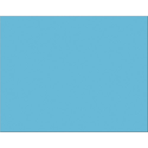 Pacon Railroad Board - Art Project, Mat, Painting, Marker, Poster, Stenciling, Block Printing, Mounting - 22''Height x 28''Width x 1''Length - 25 / Carton - Light Blue