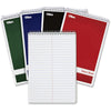 TOPS Gregg-ruled Steno Book - 80 Sheets - Wire Bound - 15 lb Basis Weight - 6'' x 9'' - 1.25'' x 9'' x 6'' - White Paper - Red, Green, Black, Blue Cover - Durable Cover, Rigid, Chipboard Backing, Acid-free