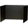 Pacon Privacy Boards - 48''W x 16''H - 4 Boards/Pack - Black