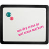 Lorell Magnetic Dry-erase Board - 15.9'' (1.3 ft) Width x 12.9'' (1.1 ft) Height - Black Frame - Magnetic - 1 Each