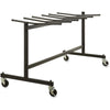 Lorell Folding Chair Dolly - 68'' Width x 30.75'' Depth x 35.75'' Height - Black Steel Frame - Black - For 42 Devices - 1 Each