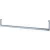 Lorell Industrial Wire Shelving Garment Hanger Bar - 48'' Length - for Garment, Coat - 1 Each