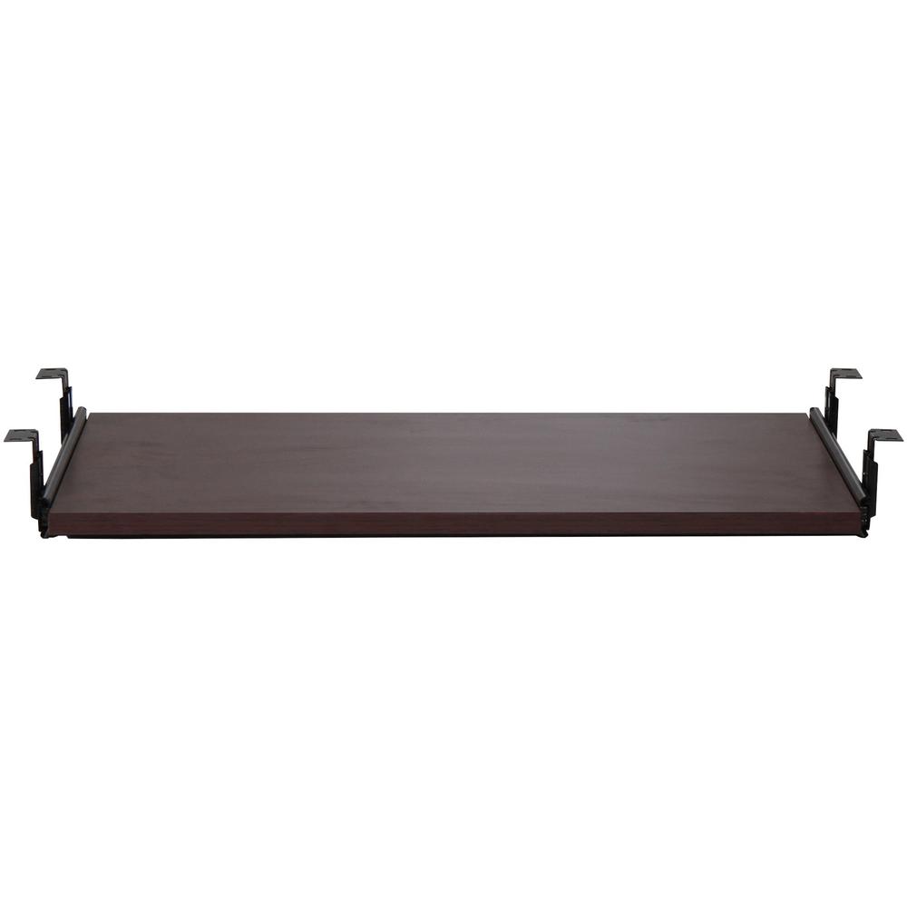 Lorell Universal Keyboard Tray - 25.6'' Width x 15.1'' Depth - Mahogany - 1