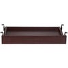 Lorell Universal Center Drawer - 28.4'' Length x 16.7'' Width x 5.1'' Height - Mahogany, Laminate