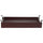 Lorell Universal Center Drawer - 28.4'' Length x 16.7'' Width x 5.1'' Height - Mahogany, Laminate