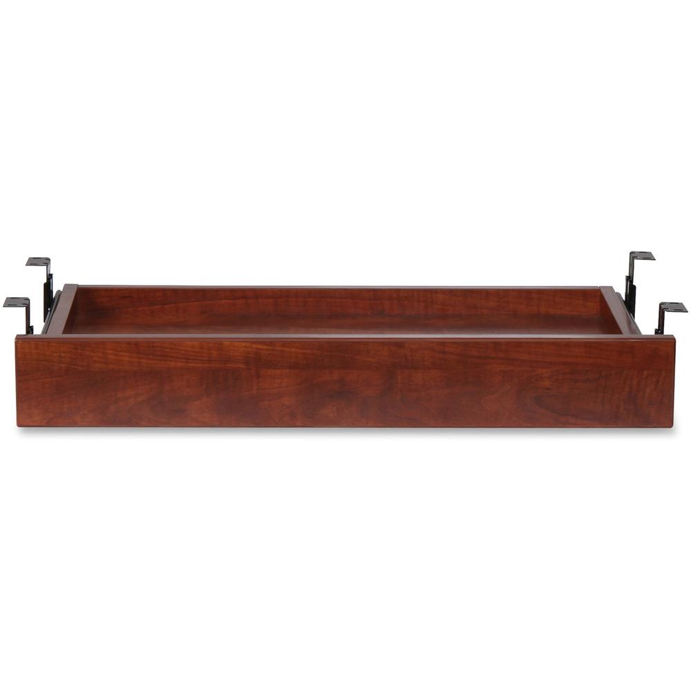 Lorell Universal Keyboard Tray - 28.4'' Length x 16.7'' Width x 5.1'' Height - Cherry, Laminate