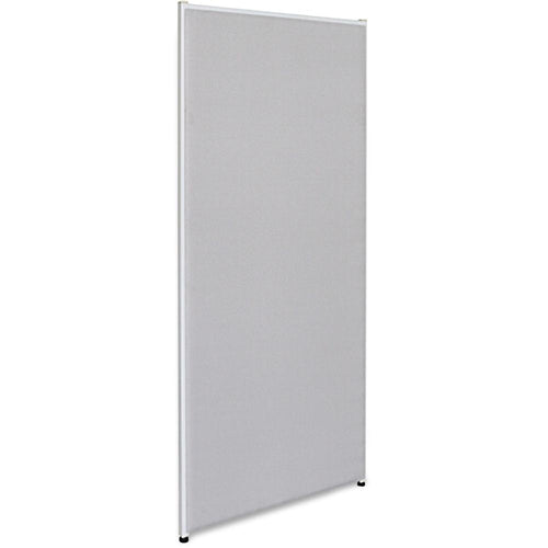 Lorell Panel System Partition Fabric Panel - 30.5'' Width x 71'' Height - Steel Frame - Gray - 1 Each