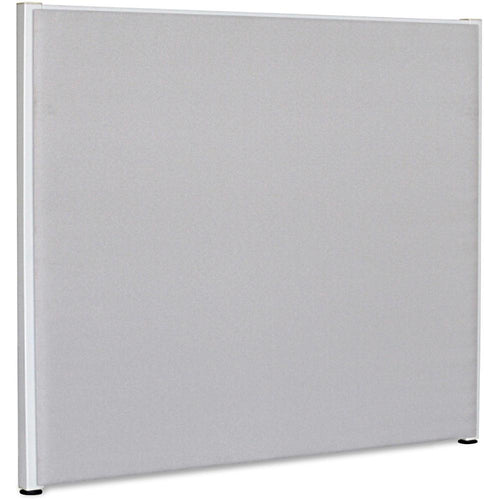 Lorell Panel System Partition Fabric Panel - 72.5'' Width x 60'' Height - Steel Frame - Gray - 1 Each