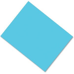 Pacon Coated Poster Board - Multipurpose - 28'' x 22'' - 25 / Carton - Light Blue - Card Stock