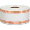 PAP-R Color-coded Coin Machine Wrappers - 1000 ft Length - 1900 Wrap(s)Total $10 in 40 Coins of 25¢ Denomination - 15 lb Basis Weight - Kraft - Orange, White - 1900 / Roll
