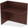 Lorell Essentials Series Reception Return - 0.1'' Edge, 42'' x 24''41.5'' - Finish: Mahogany Laminate