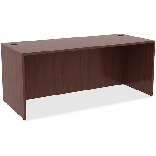 Lorell Essentials Series Rectangular Desk Shell - 72'' x 30''29.5'' Desk, 0.1'' Edge - Material: Laminate - Finish: Mahogany
