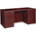 Lorell Prominence 2.0 Double-Pedestal Desk - 1'' Top, 60'' x 30''29'' - 5 x File, Box Drawer(s) - Double Pedestal on Left/Right Side - Band Edge - Material: Particleboard - Finish: Mahogany Laminate, Ther
