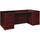 Lorell Prominence 2.0 Double-Pedestal Desk - 1'' Top, 72'' x 36''29'' - 5 x File, Box Drawer(s) - Double Pedestal - Band Edge - Material: Particleboard - Finish: Mahogany Laminate, Thermofused Melamine (T