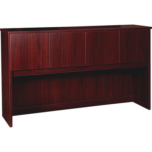 Lorell Prominence 2.0 Hutch - 66'' x 16''39'' - 4 Door(s) - Material: Particleboard - Finish: Laminate