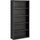 Lorell Fortress Series Bookcase - 34.5'' x 13''72'' - 5 Shelve(s) - Material: Steel - Finish: Charcoal, Powder Coated - Adjustable Shelf, Welded, Durable