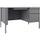 Lorell Fortress Series 48'' Right-Pedestal Teachers Desk - 48'' x 30''29.5'' - Box, File Drawer(s) - Single Pedestal on Right Side - T-mold Edge - Finish: Gray