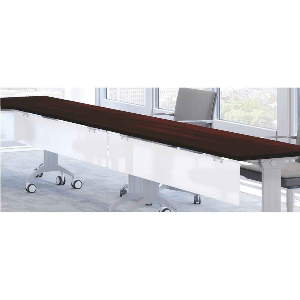 Special-T 59'' Tabletop Acrylite Modesty Panel - 59'' Length x 10'' Height - Acrylic - Frosted White