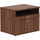 Lorell Relevance Series 2-Drawer File Cabinet Credenza w/Open Shelf - 29.5'' x 22''23.1'' - 2 x File, Storage Drawer(s) - Finish: Walnut Laminate