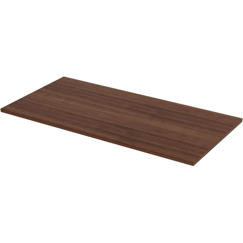Lorell Relevance Series Tabletop - Walnut Rectangle Top - 60'' Table Top Width x 30'' Table Top Depth x 1'' Table Top Thickness - Assembly Required - 1 Each