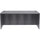 Lorell Essentials Series Rectangular Desk Shell - 72'' x 36''29.5'' , 1'' Top - Laminate, Weathered Charcoal Table Top - Grommet