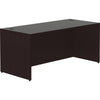 Lorell Essentials Series Rectangular Desk Shell - 66'' x 30''29.5'' Desk Shell, 1'' Top - Finish: Espresso