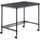 Safco Mobile Wire Desk - Melamine, Black