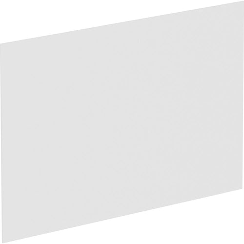 Lorell Adaptable Panel Divider - 24'' Width x 2'' Height x 37'' Depth - Aluminum, Acrylic - Frosted - 1 Each