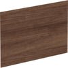 Lorell Adaptable Panel Divider - 24'' Width x 2'' Height x 37'' Depth - Aluminum - Walnut - 1 Each