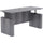 Lorell Essentials Series Sit-to-Stand Desk Shell - 0.1'' Top, 1'' Edge, 72'' x 29''49'' - Finish: Weathered Charcoal - Laminate Table Top