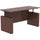 Lorell Essentials Series Sit-to-Stand Desk Shell - 0.1'' Top, 1'' Edge, 72'' x 29''49'' - Finish: Mahogany - Laminate Table Top